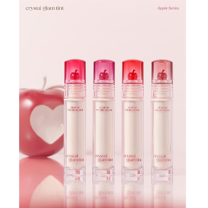 CLIO Crystal Glam Tint moisturizing lip tint for hydrated lips