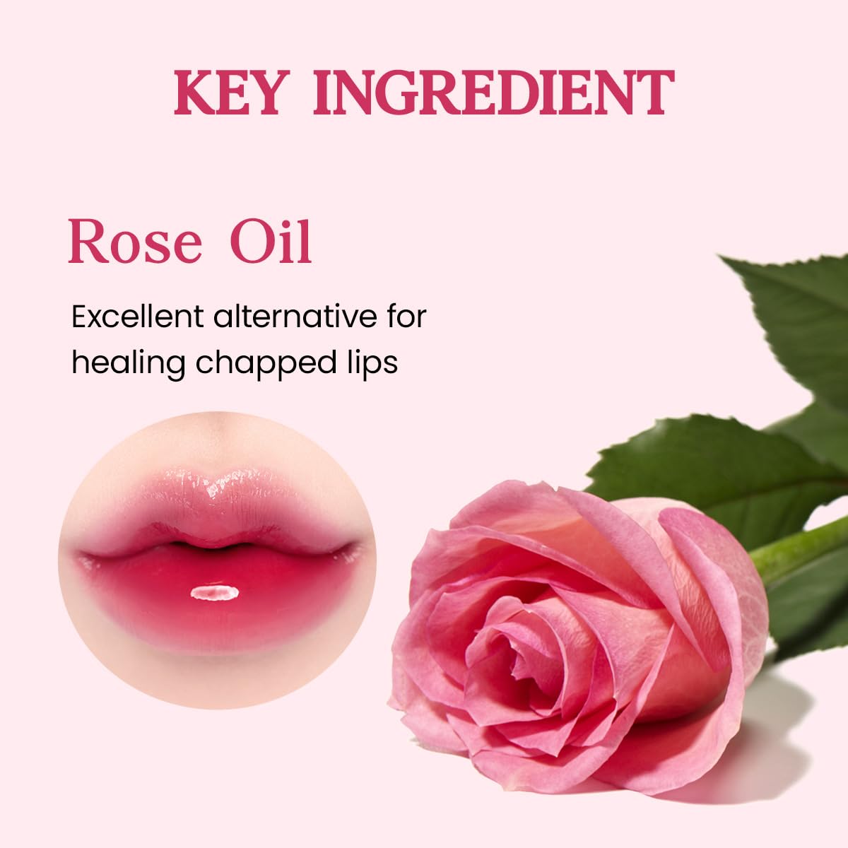 CLIO Crystal Glam Tint Dry Cherry smooths lips with glossy slip.