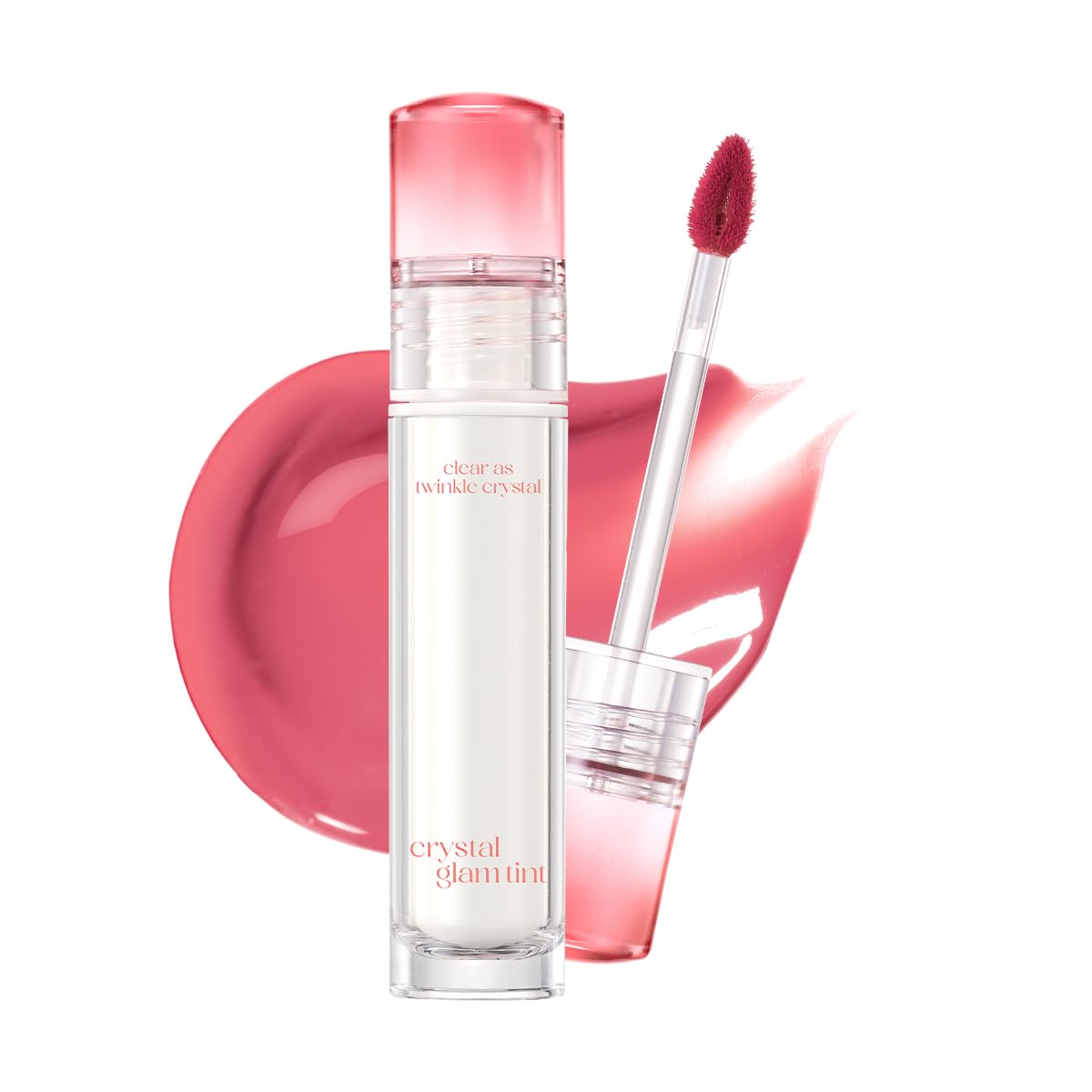 CLIO Crystal Glam Tint with lightweight texture for all-day lip comfort.