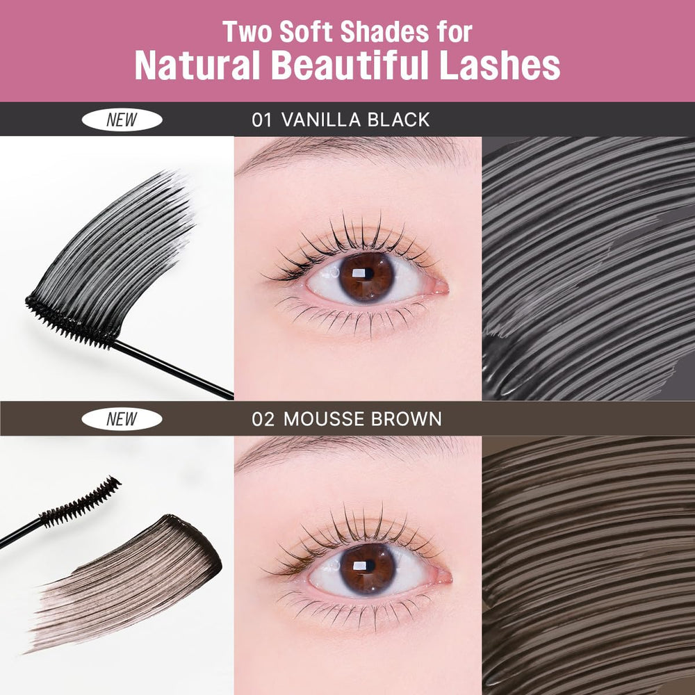Triangular curve brush hugs lashes from root to tip