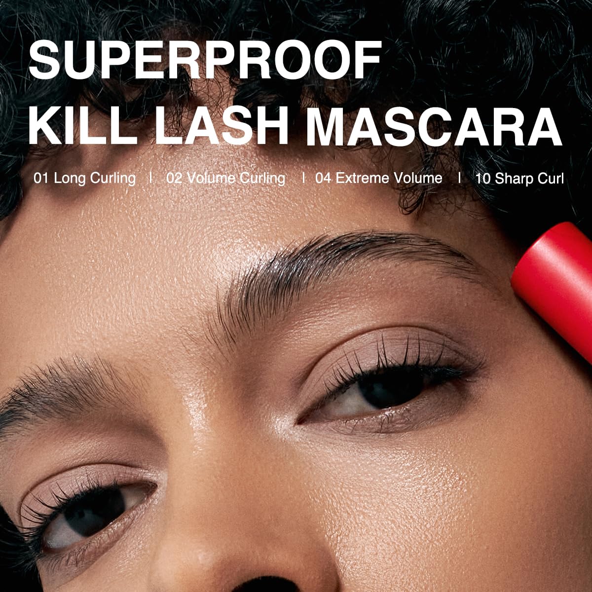 CLIO Kill Lash Superproof Mascara packaging and shade on clean display.