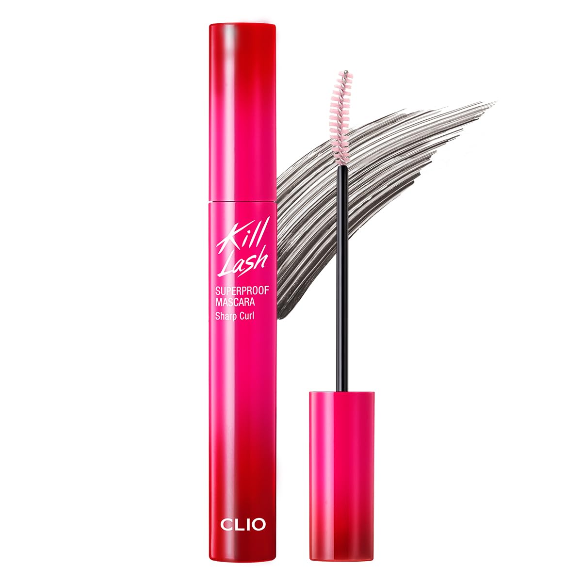 CLIO Kill Lash Superproof Mascara packaging ideal for travel-ready routine