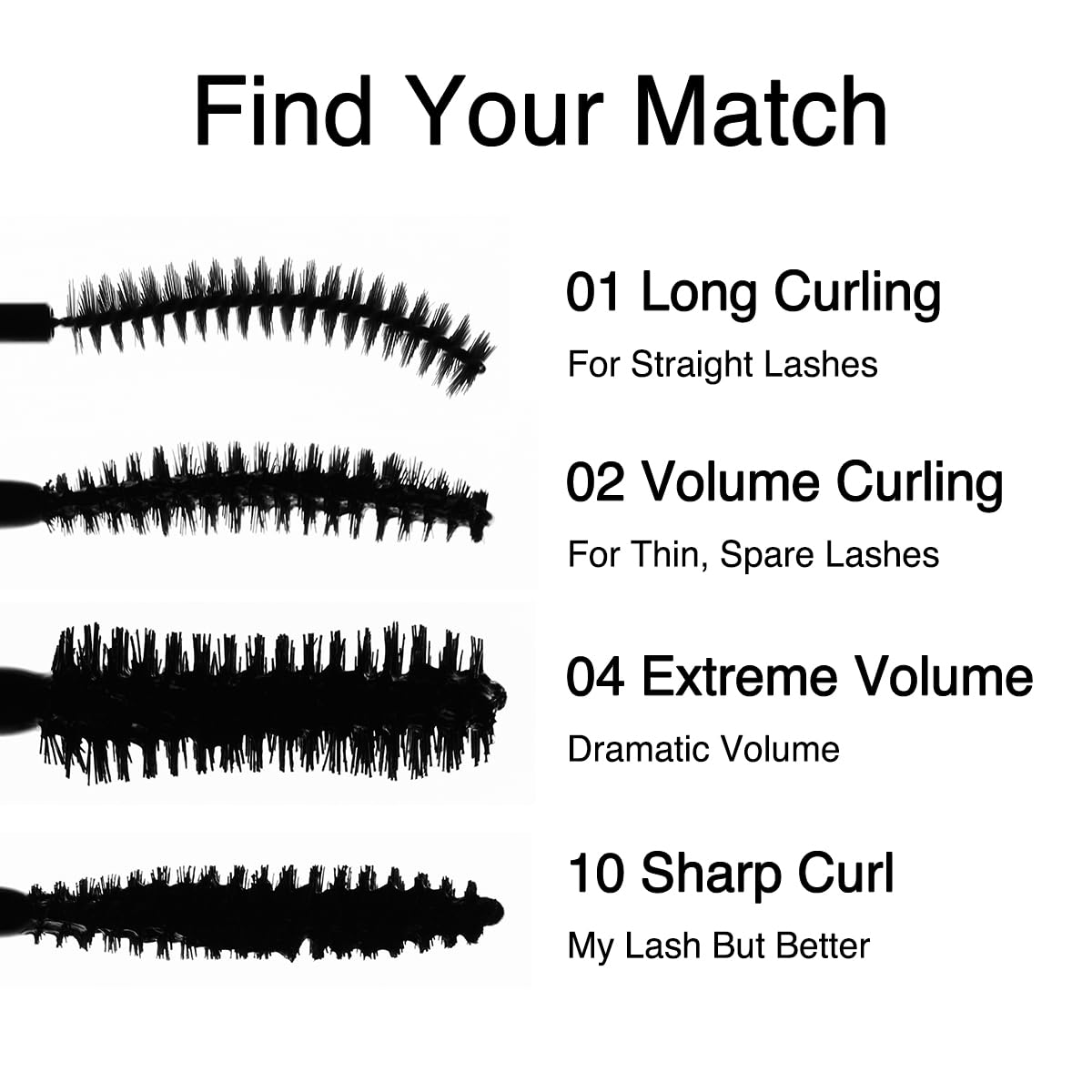 CLIO Kill Lash Superproof Mascara swatch on lashes demonstrates lifting effect