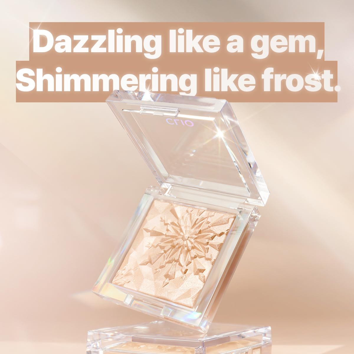 CLIO Prism Highlighter blends easily with a buildable powder texture.