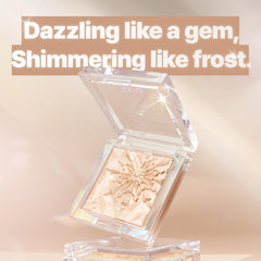 CLIO Prism Highlighter blends easily with a buildable powder texture.