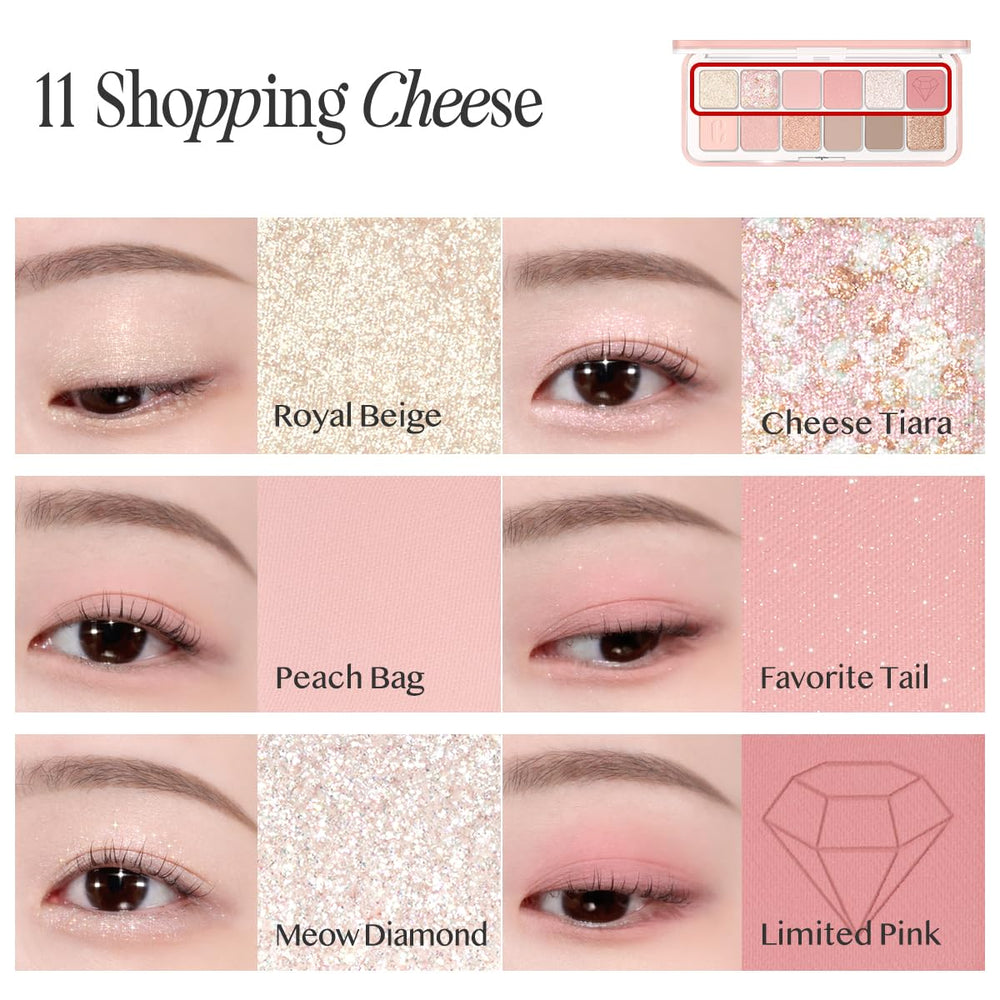 CLIO PRO Eye Palette Air versatile tones for all seasons.