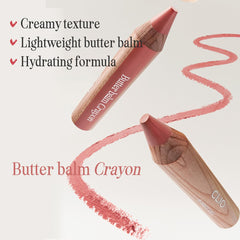 CLIO Butter Balm Crayon sharpener close-up highlights precise, clean lines.