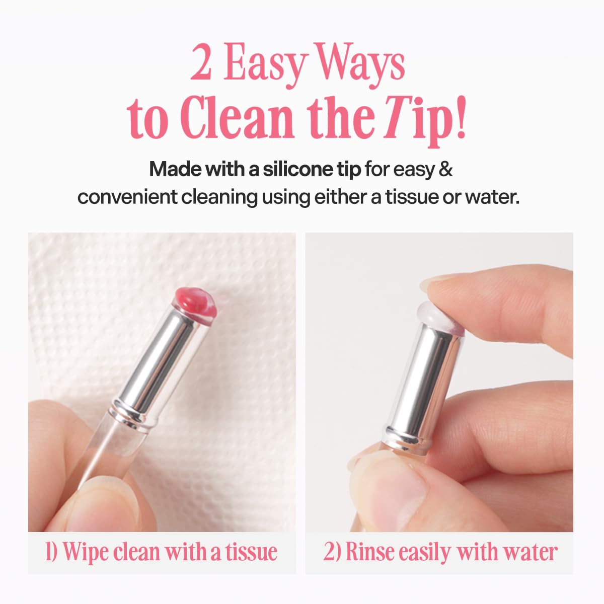 CLIO Professional lip brush pairs well with lip products to complete a flawless look
