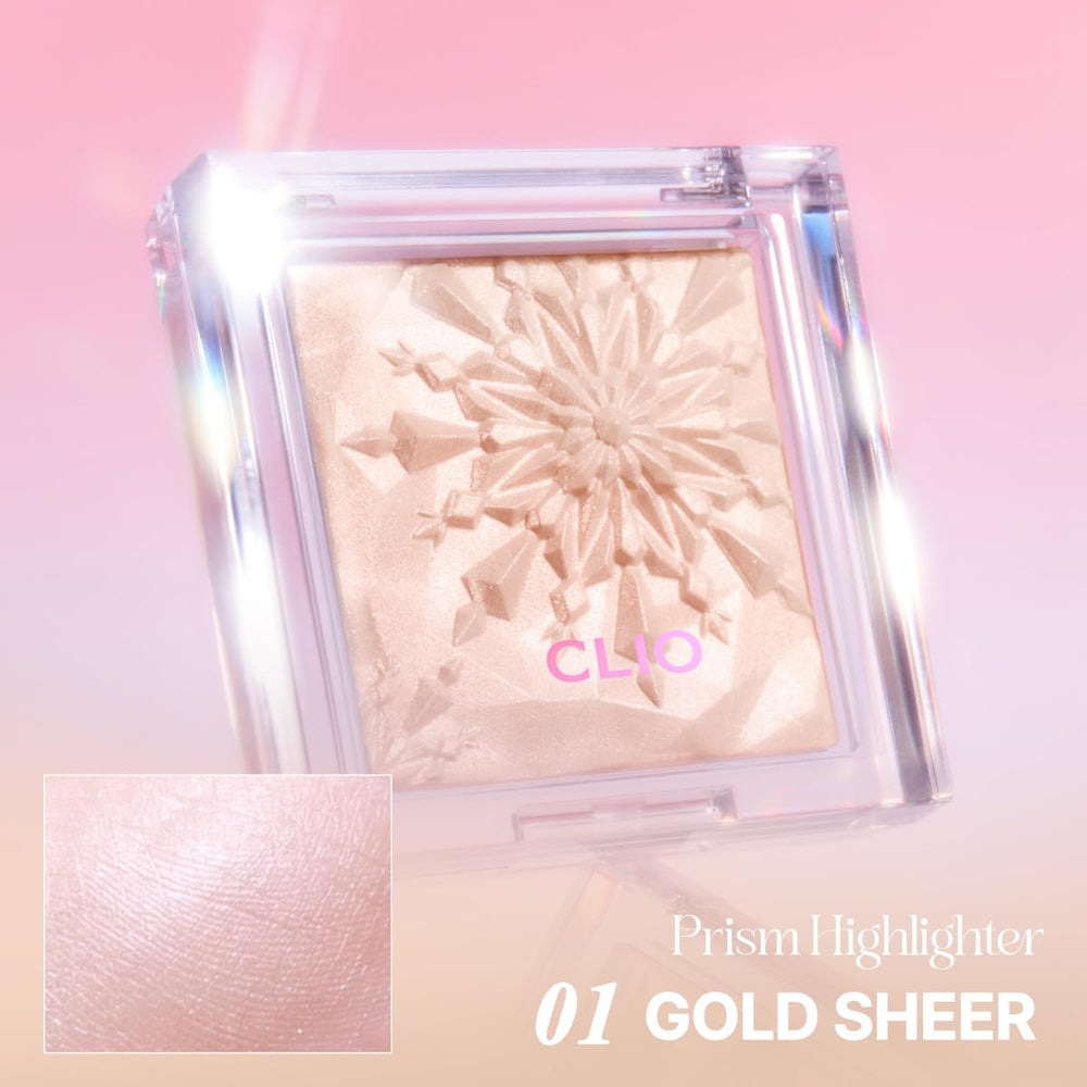 Long-lasting CLIO Prism Highlighter glow from morning to night