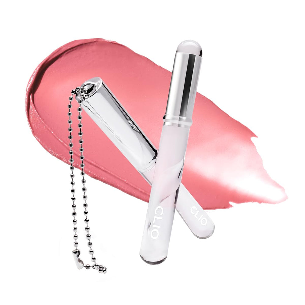 CLIO Professional silicone lip brush with lid offers compact precision for on-the-go lip application