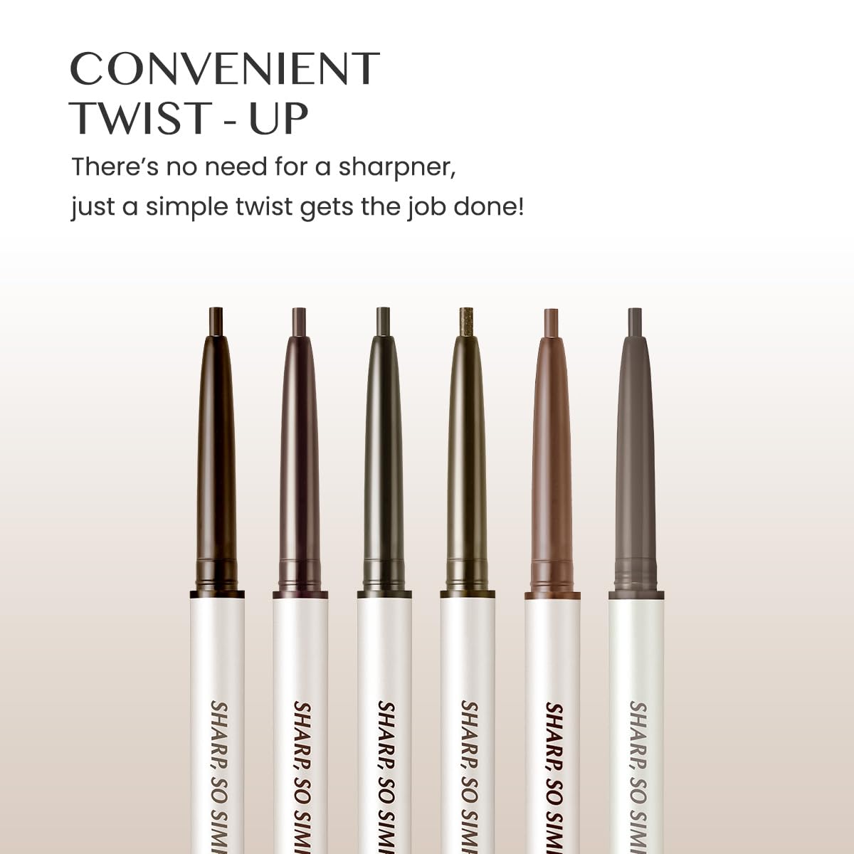 CLIO Sharp So Simple brown liner creates versatile daily eye looks.