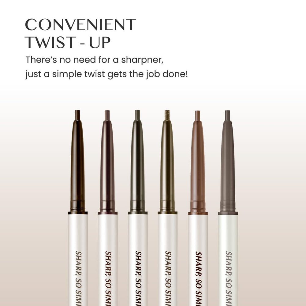 CLIO Sharp So Simple brown liner creates versatile daily eye looks.