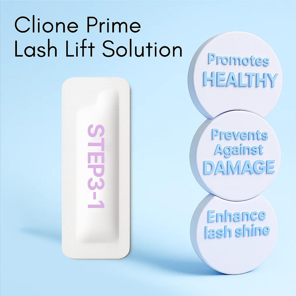 CLIONE PRIME cruelty-free ingredients logo signals ethical Korean-made cosmetics.