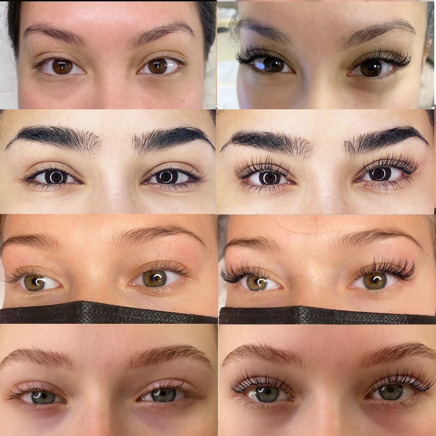 CLIONE PRIME single-use sachets ensure hygiene during the lash lift process.