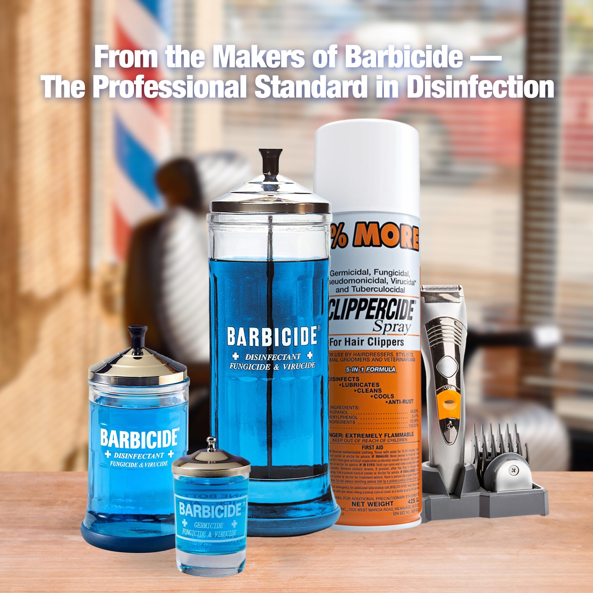 Product packaging display highlighting 2-pack CLIPPERCIDE.