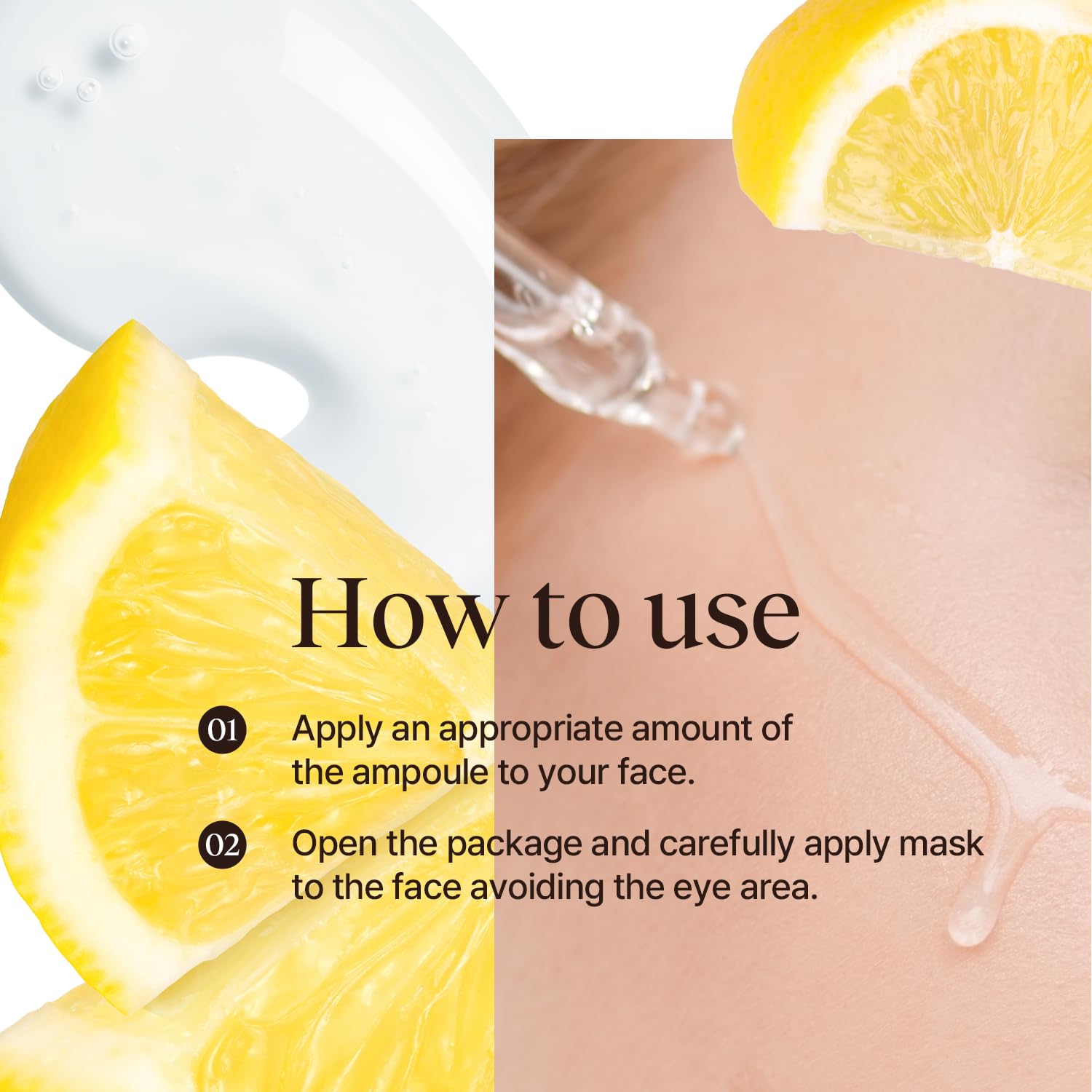 CLIV Vita C ingredients panel close-up featuring lemon extract.