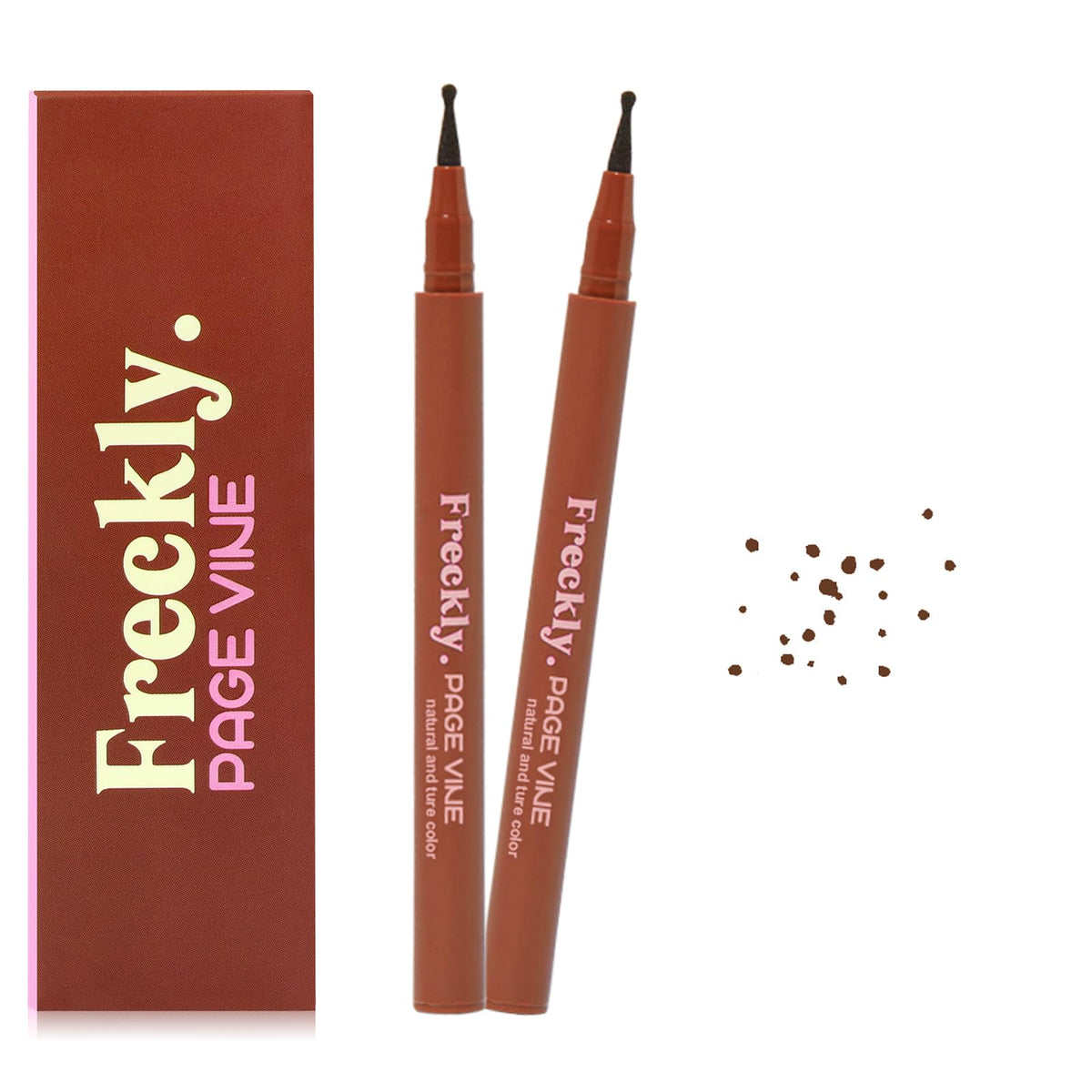 CLLFUU Freckle Pen round-head dots for precise natural freckles.
