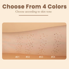 CLLFUU Freckle Pen uses skin-safe minerals for gentle long-wearing freckles.