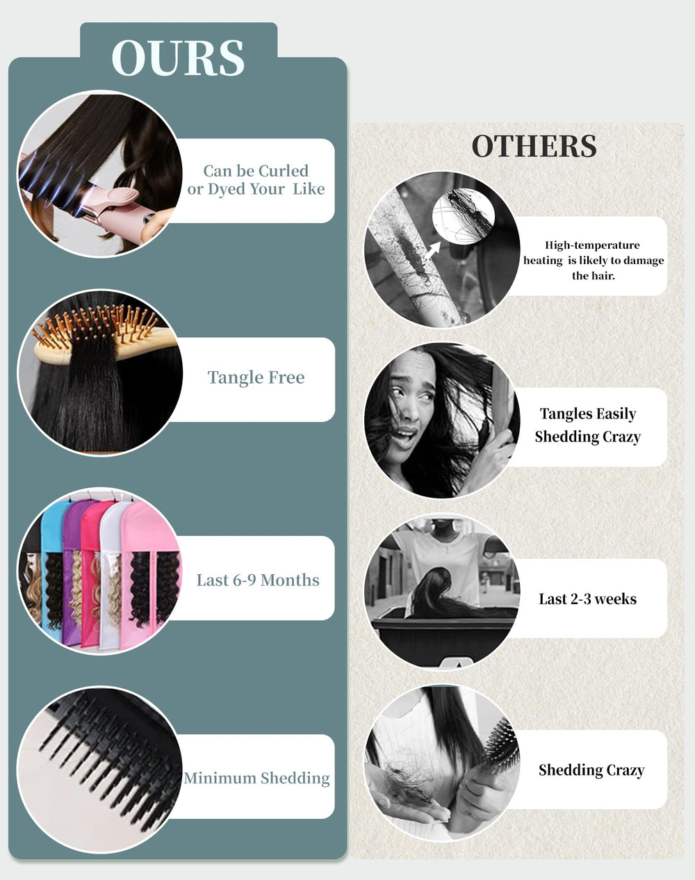Cllok pre-plucked hairline wig creates effortless, realistic hairline and styling options