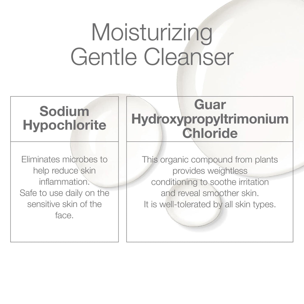 CLn Facial Cleanser gel texture close-up emphasizes mild hydration