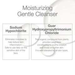 CLn Facial Cleanser gel texture close-up emphasizes mild hydration