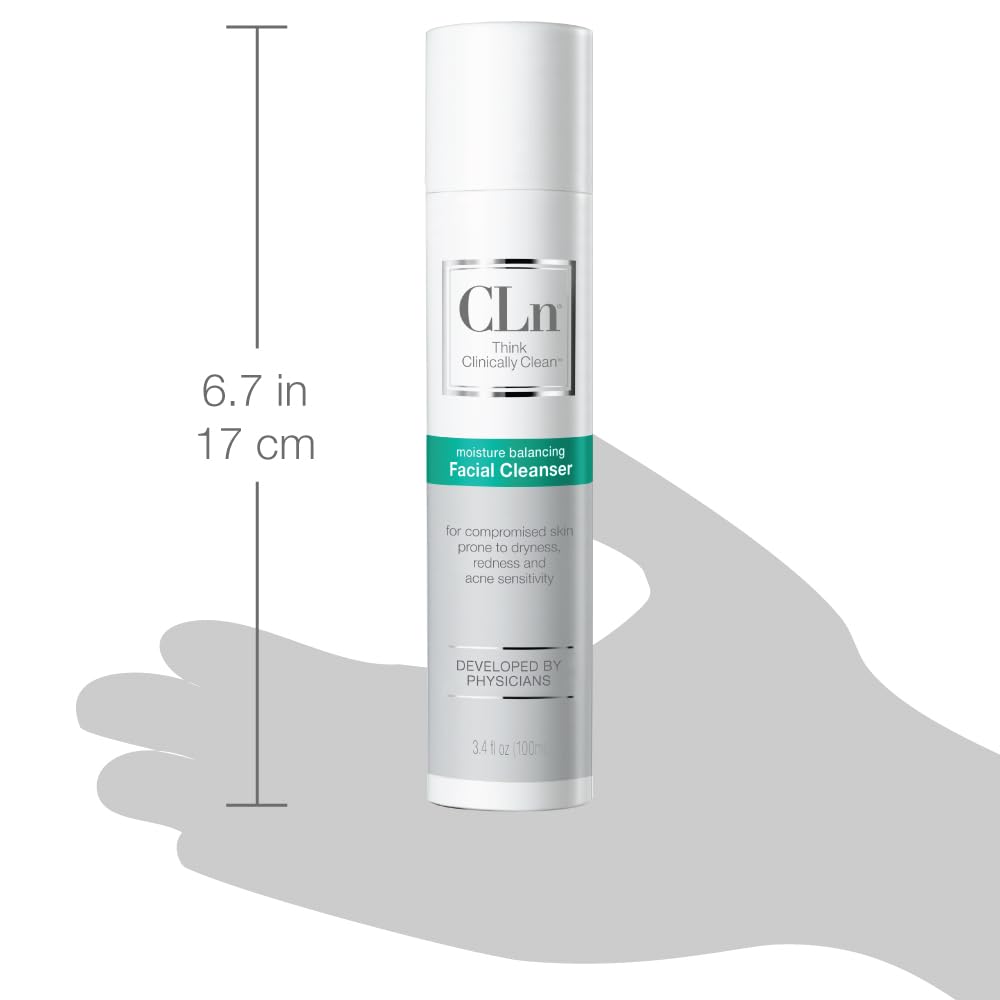 CLn Facial Cleanser skin portrait after wash showing calm complexion