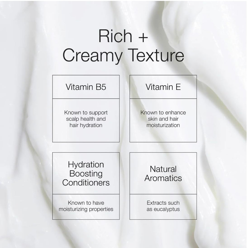CLn Hair Mask eucalyptus scent bottle highlights refreshing aroma during routine.