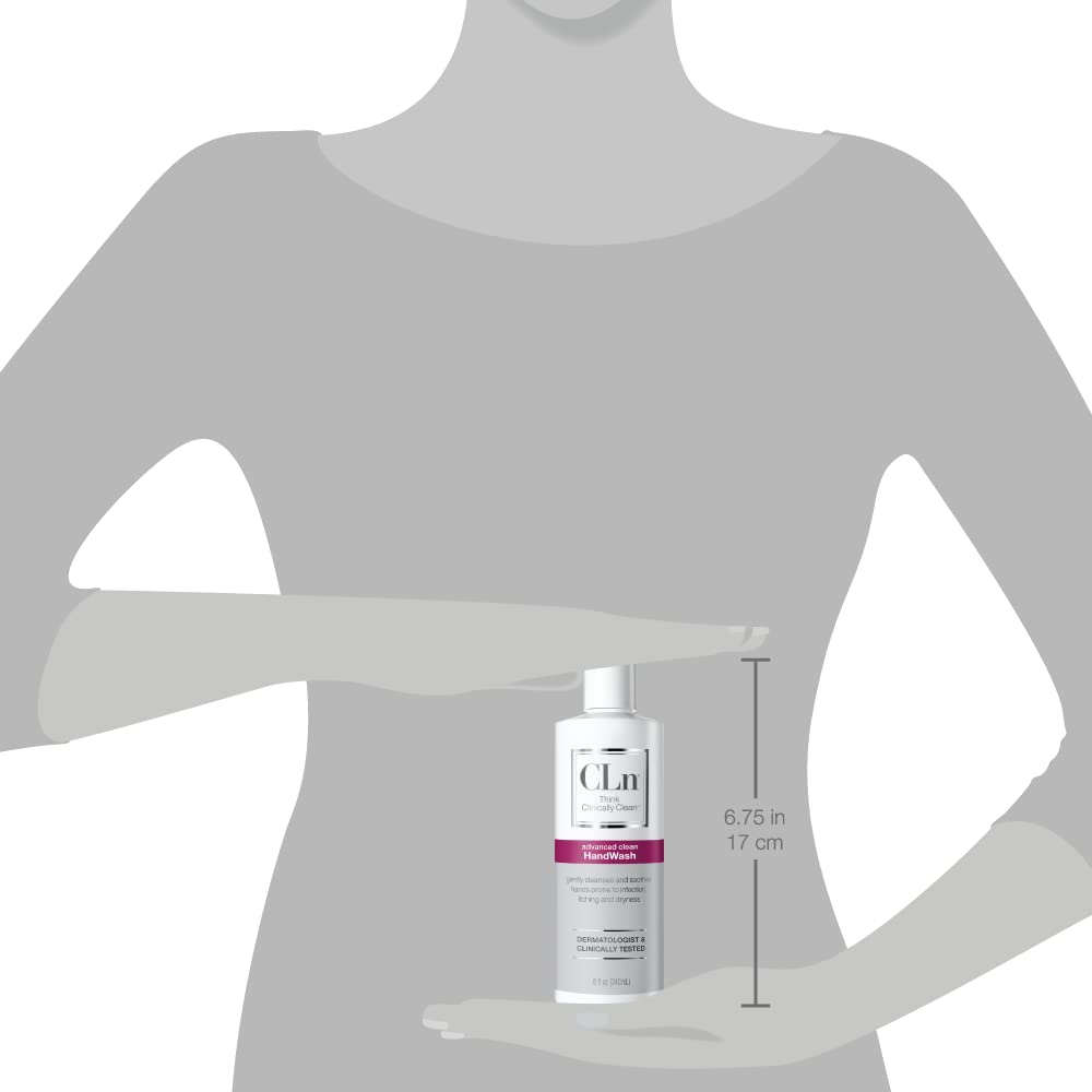 CLn HandWash fragrance-free label close-up suitable for sensitive skin.