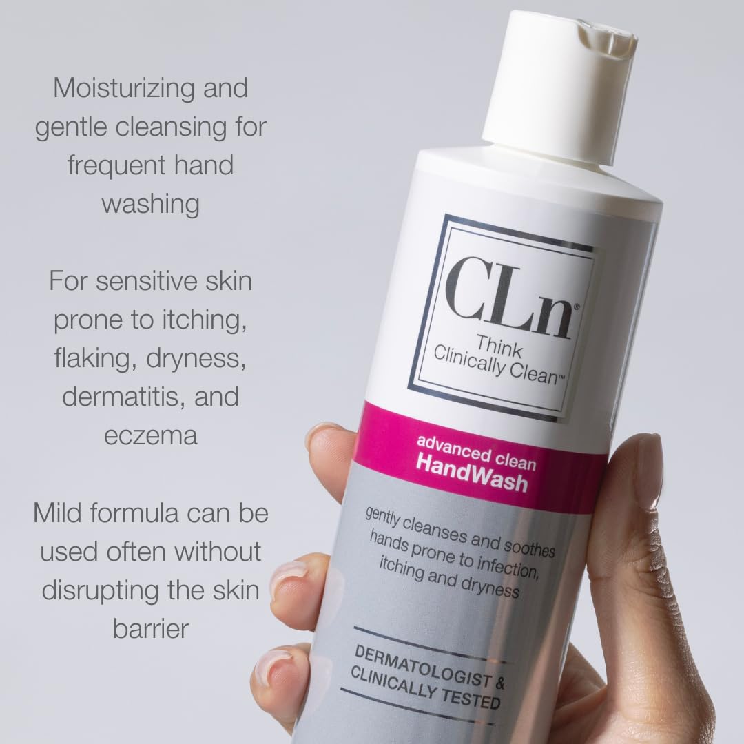 CLn HandWash on a shelf for healthcare professionals with frequent hand washing.