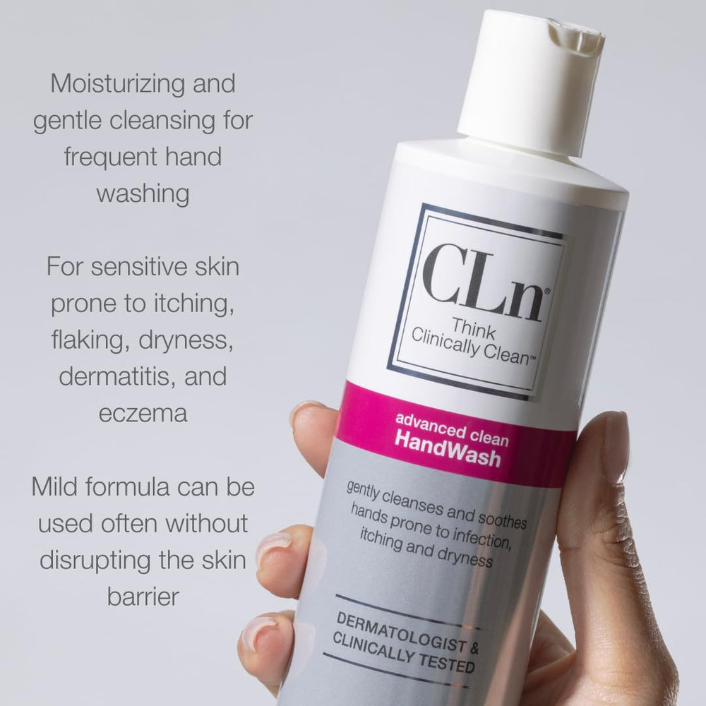 CLn HandWash on a shelf for healthcare professionals with frequent hand washing.