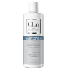 CLn ProStrength Wash bottle closeup for daily cleansing.