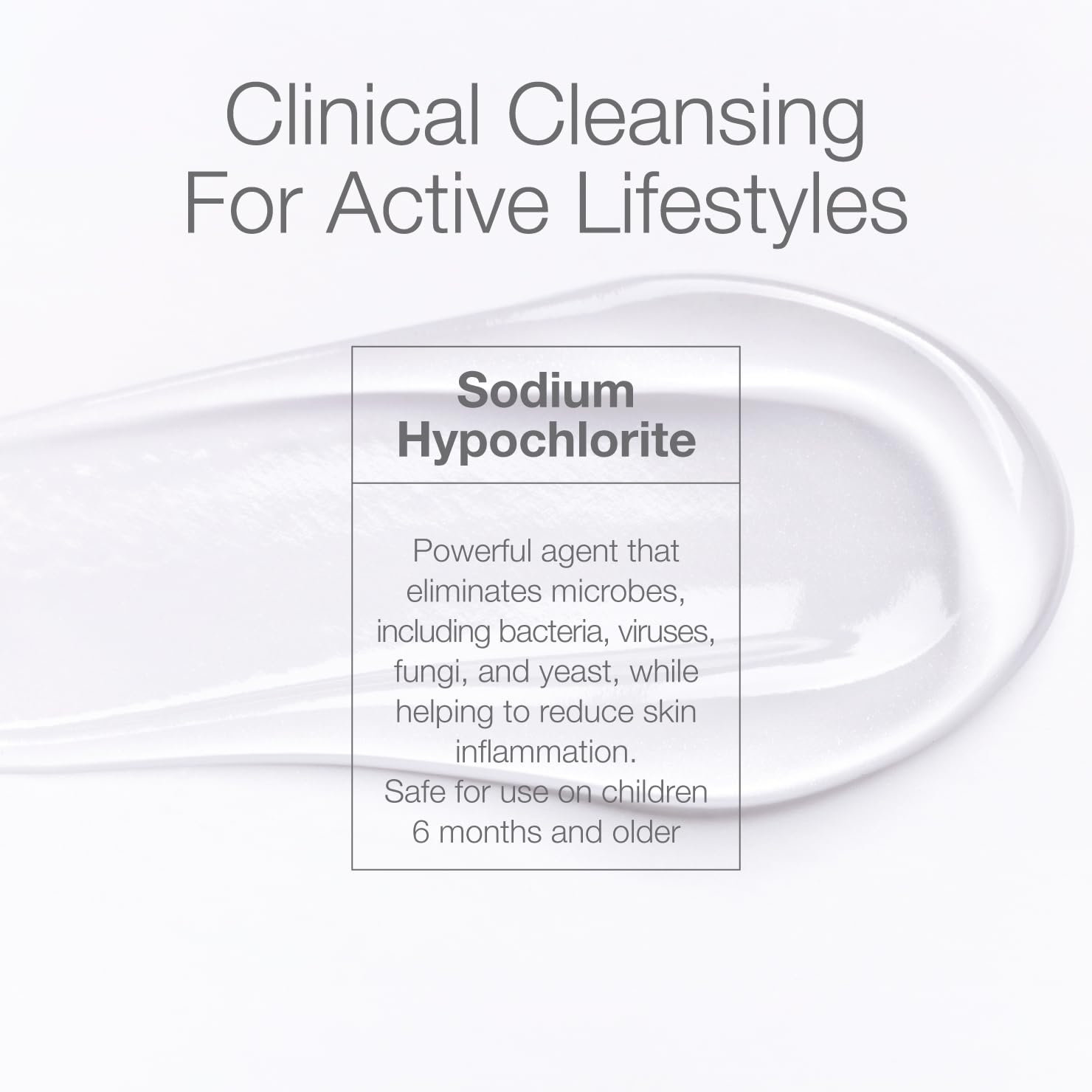 CLn SportWash being massaged onto back and limbs after training.