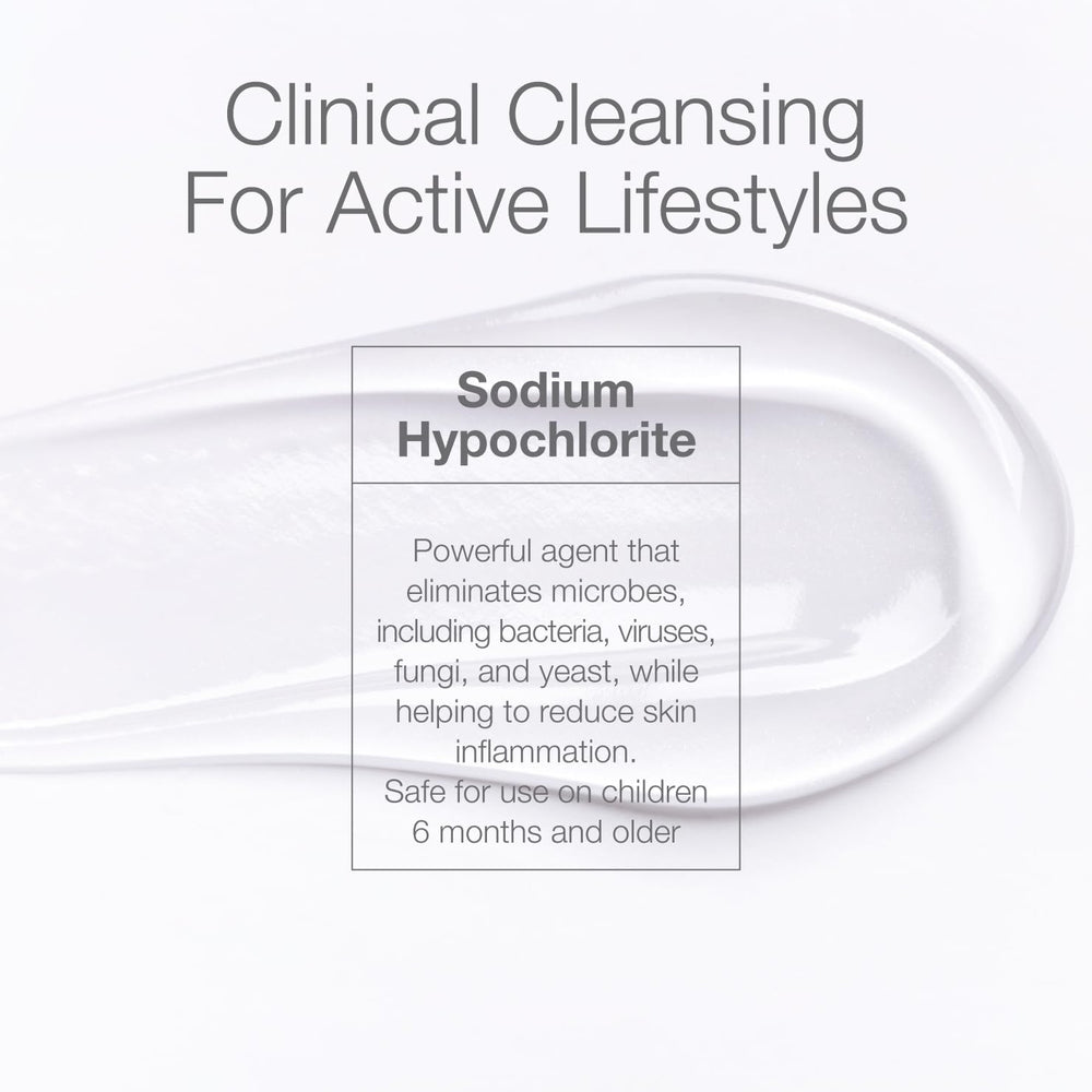 CLn SportWash being massaged onto back and limbs after training.