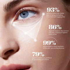 CLNABFR Retinol Eye Balm Stick applied under-eye to target dark circles.
