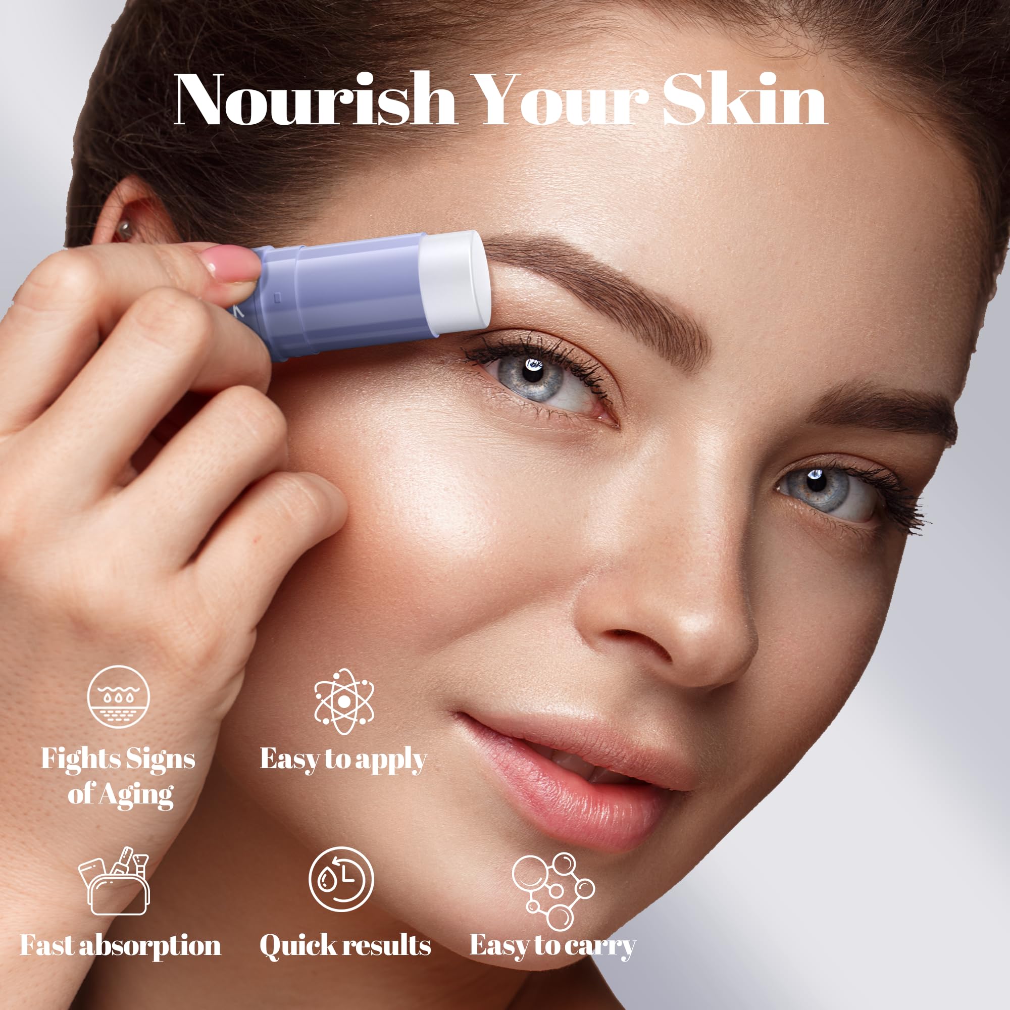 Travel-friendly CLNABFR eye stick ready for daily use