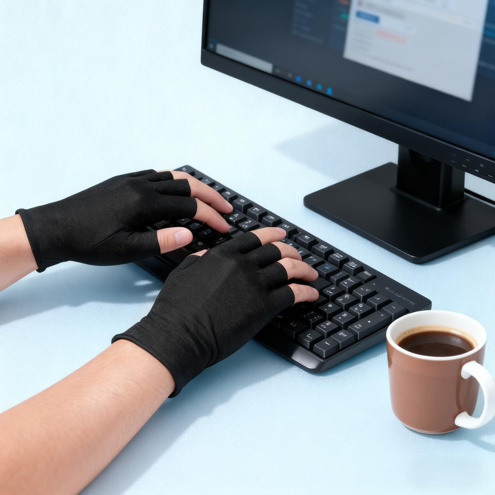 Clofiak moisturizing gloves boost absorption for overnight skincare routines.