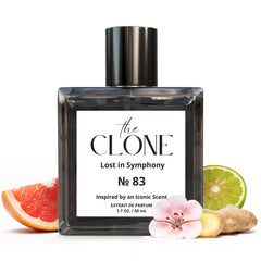 Clone Lost in Symphony No. 83 bottle: premium extrait de parfum for daily elegance.