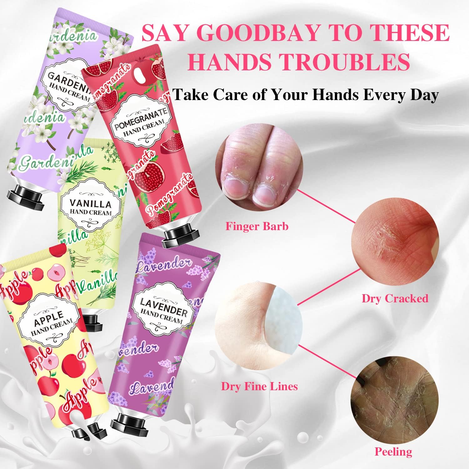 CLOTHES OF SKIN 86-pack vanilla hand cream, comforting scent with a non-greasy feel.