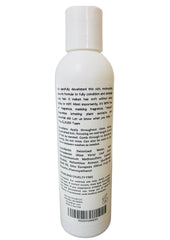 CLOUDD fragrance-free curl leave-in application on damp curls, no scent.