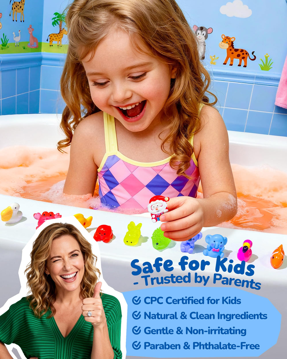 CLOUQUAR bath bombs colorful fizz reveals a surprise toy inside