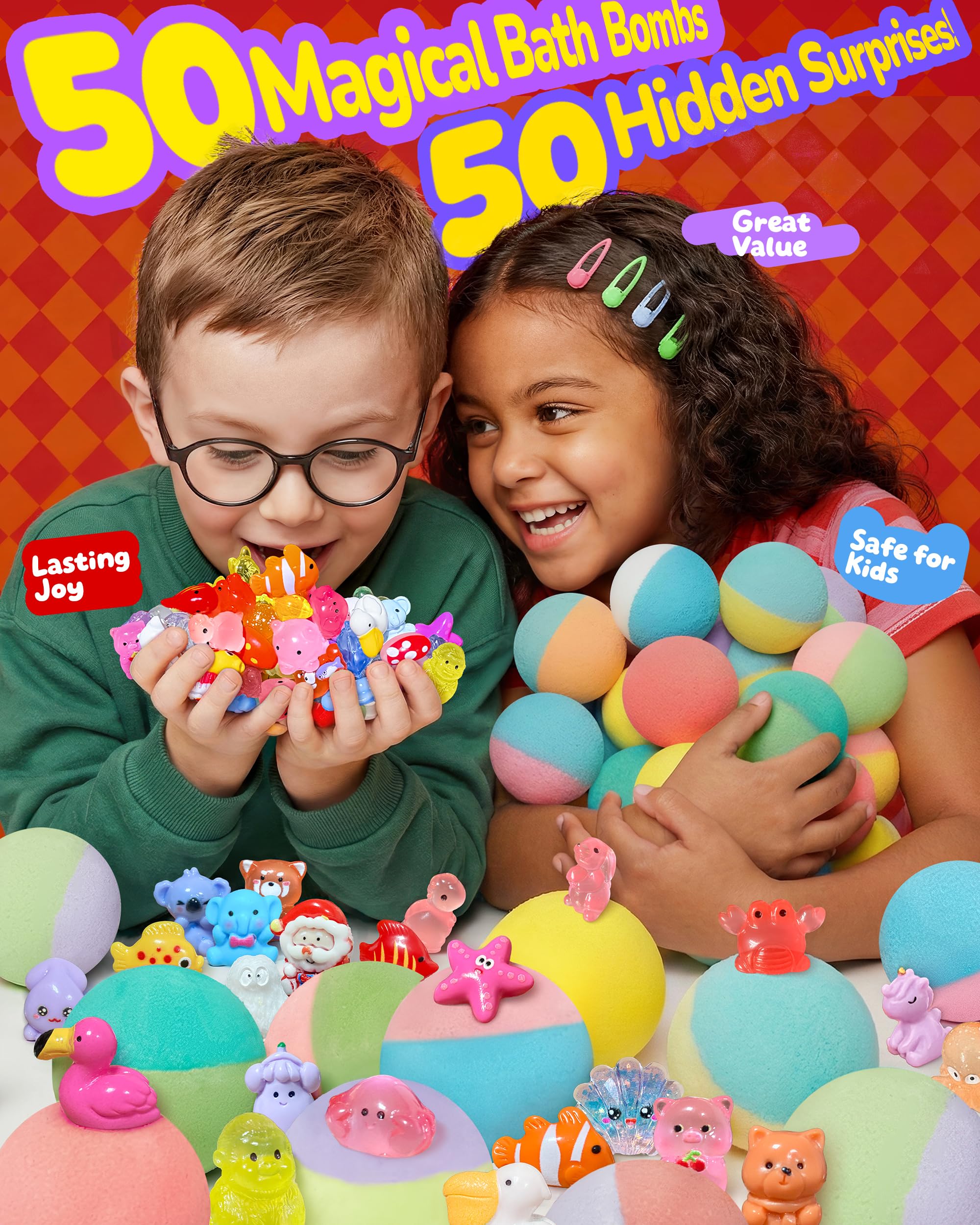 CLOUQUAR vegan, cruelty-free bath bombs support daily kid baths
