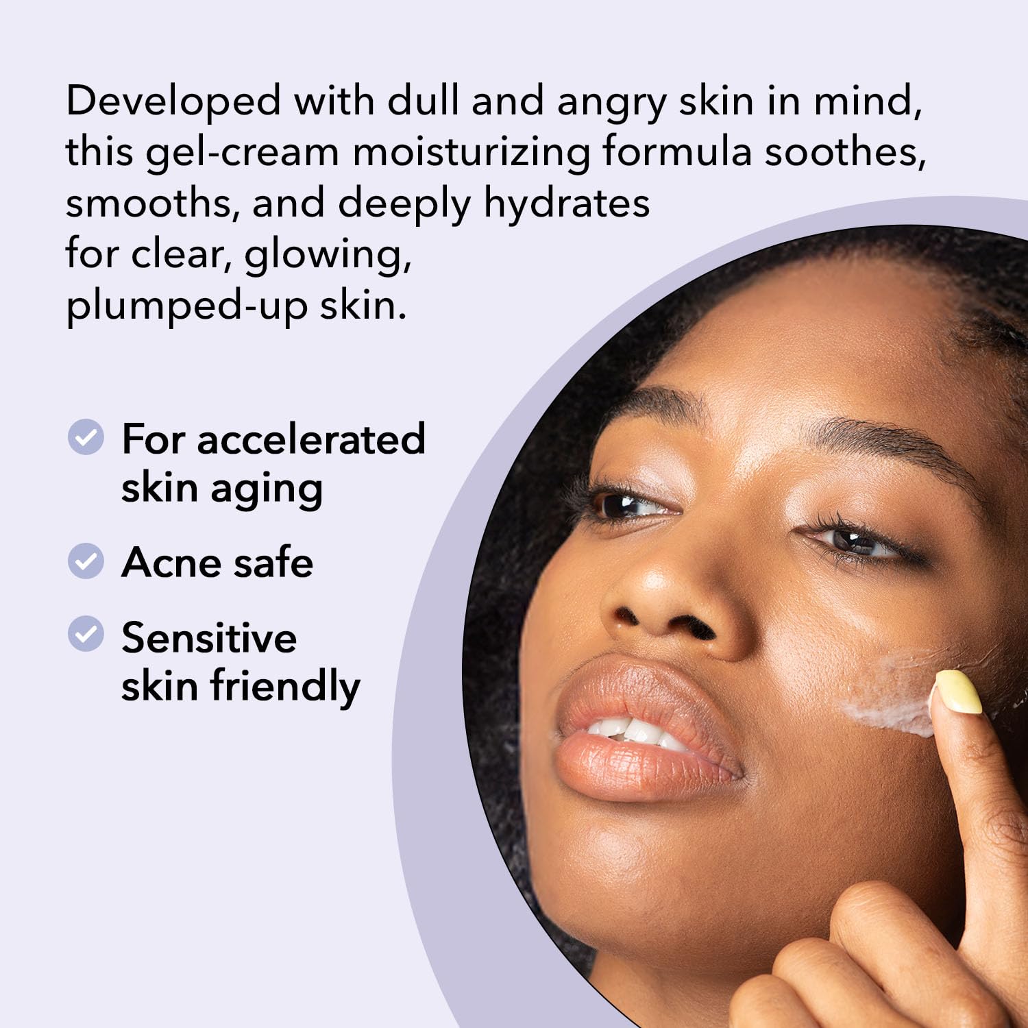 Clover Balancing Water Balm routine scene suggests morning skincare step.
