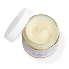 Clover Balancing Water Balm bottle illustrates lightweight hydration for sensitive skin.