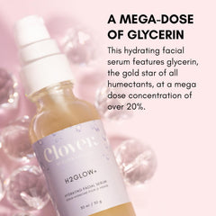 Clover H2Glow+ dispense pump shot for convenient application.