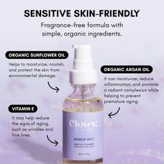 Emulsified milky foam forms during rinse for Clover residue-free skin.