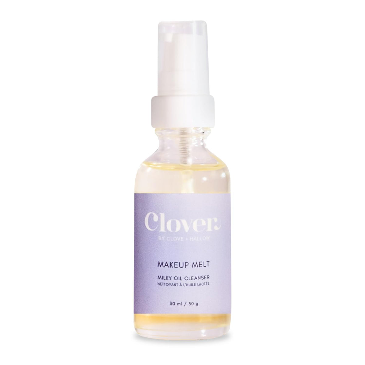 Clover Makeup Melt Milky Cleansing Oil bottle ready for gentle makeup removal.