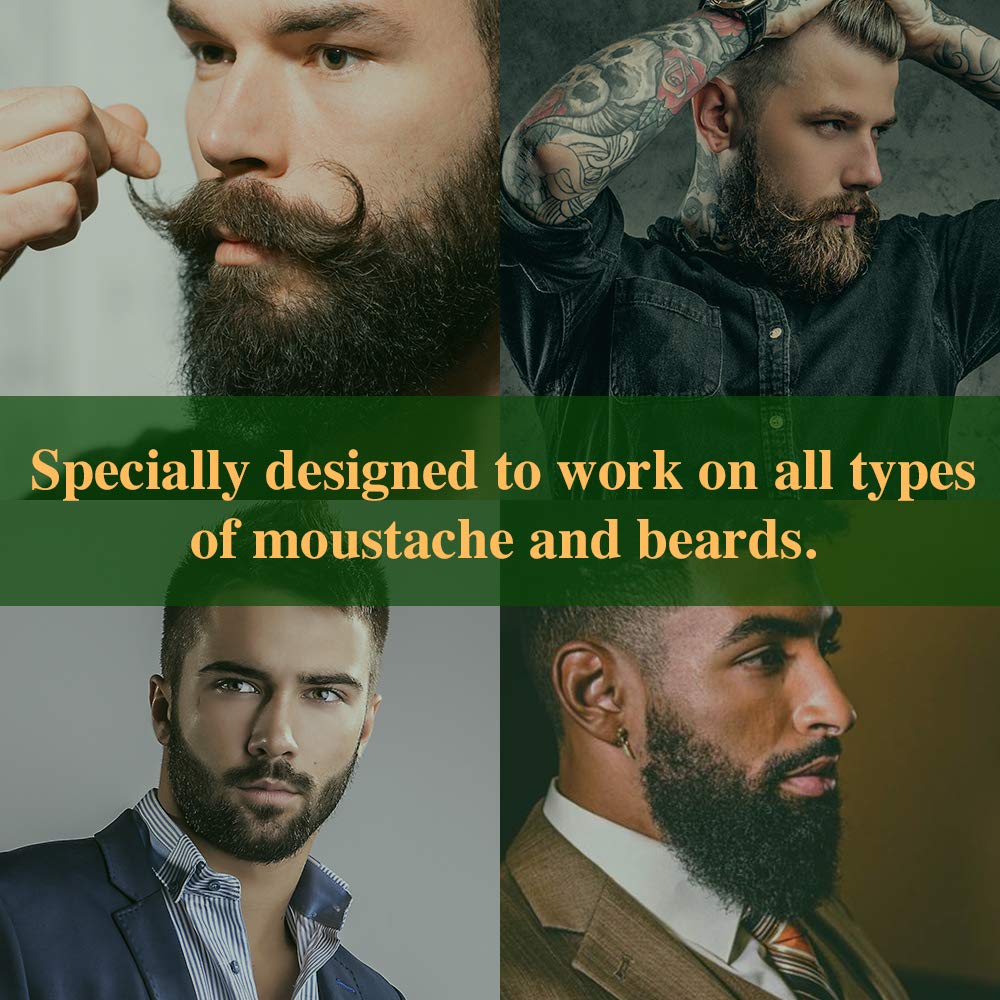 Creamy texture of Clubman moustache wax for comfortable rework throughout the day