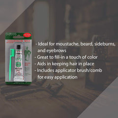 Clubman moustache wax hang-pack tube ready for quick, clean application