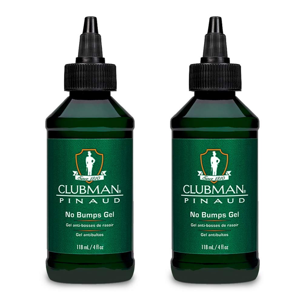 Clubman No Bumps Gel bottle for post-shave care and hydration.