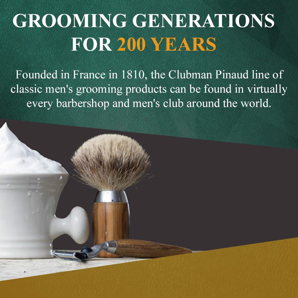 Clubman Pinaud Styptic Pencil ready to seal a shaving nick during grooming